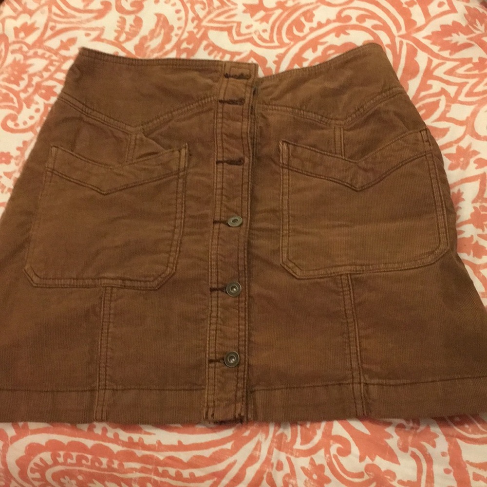Free people Corduroy skirt